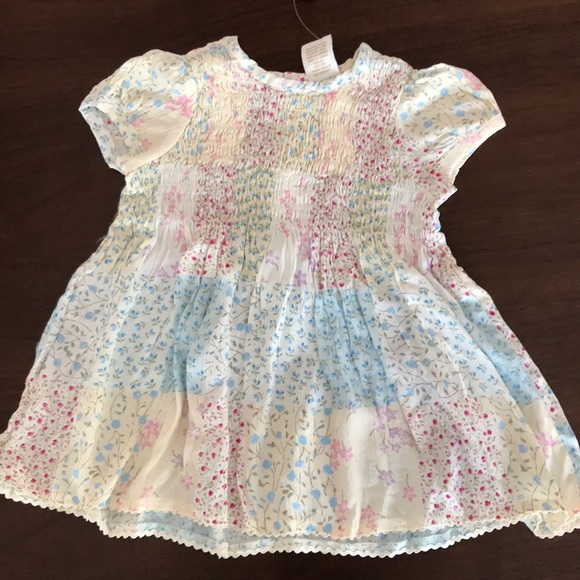 GAP Other - 🆕 GAP Baby Girl Pastel Floral Design Dress